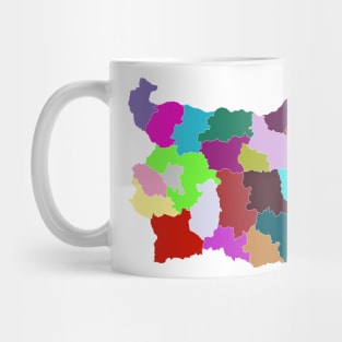 Bulgaria Color Map Mug